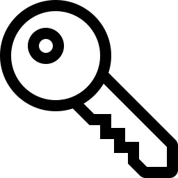 key-outline